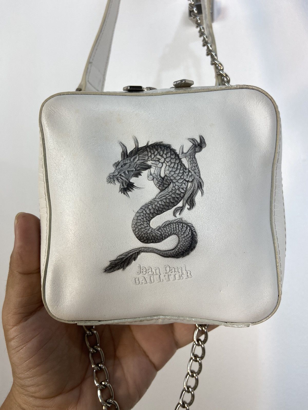 Jean Paul Gaultier Jean Paul Gaultier JPG Dragon Mini Cube Chain Bag Size ONE SIZE - 6 Thumbnail