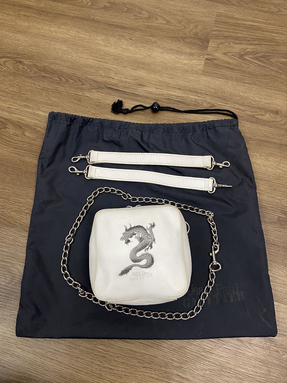 Jean Paul Gaultier Jean Paul Gaultier JPG Dragon Mini Cube Chain Bag Size ONE SIZE - 24 Thumbnail