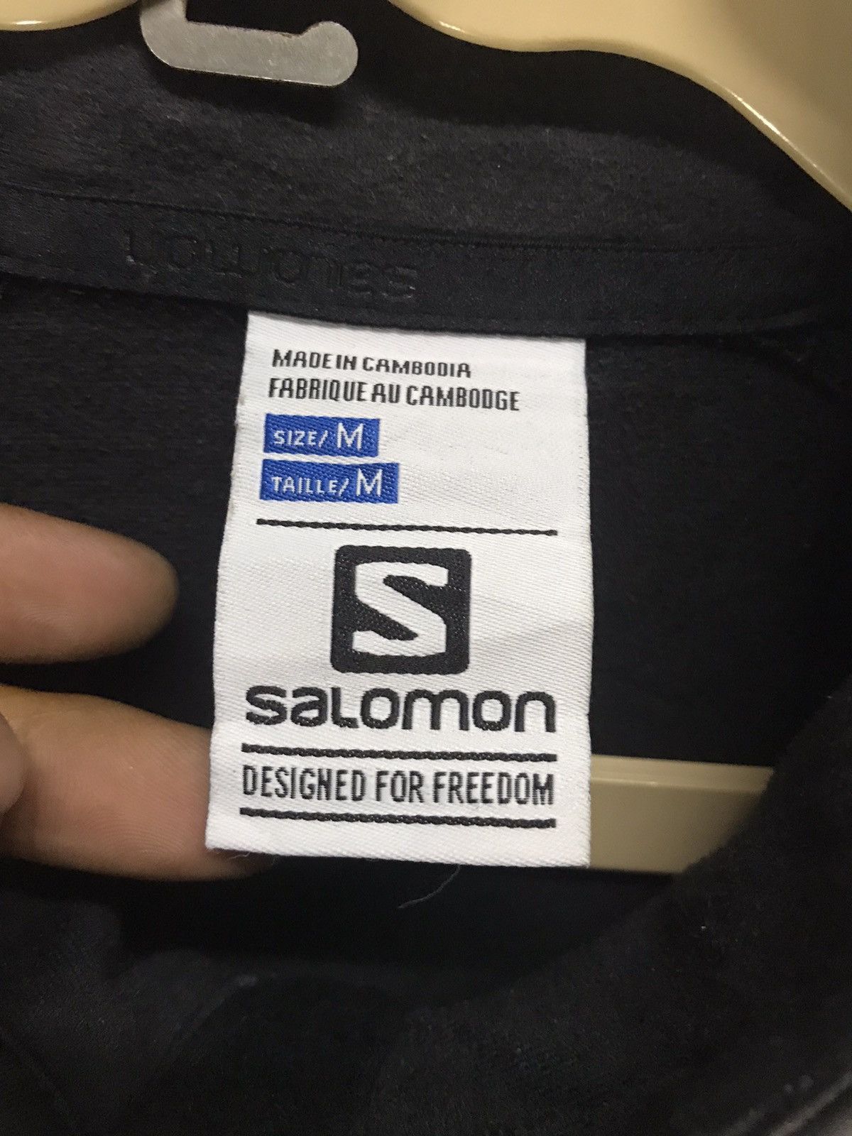 Salomon Salomon designer for freedom zipper long sleeve shirt Size US M / EU 48-50 / 2 - 3 Thumbnail
