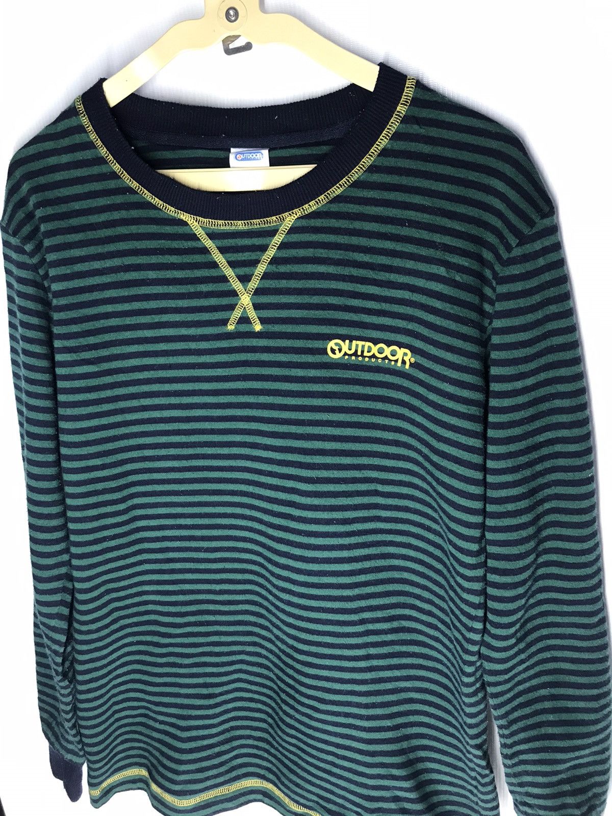 Japanese Brand Outdoor stripe night wear shirt Size US M / EU 48-50 / 2 - 4 Thumbnail
