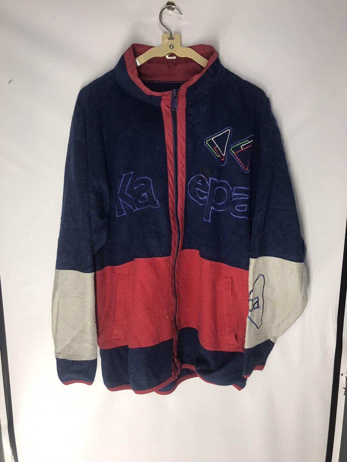Japanese Brand Kaepa fleece zipper sweatshirt spellout Size US L / EU 52-54 / 3 - 6 Thumbnail
