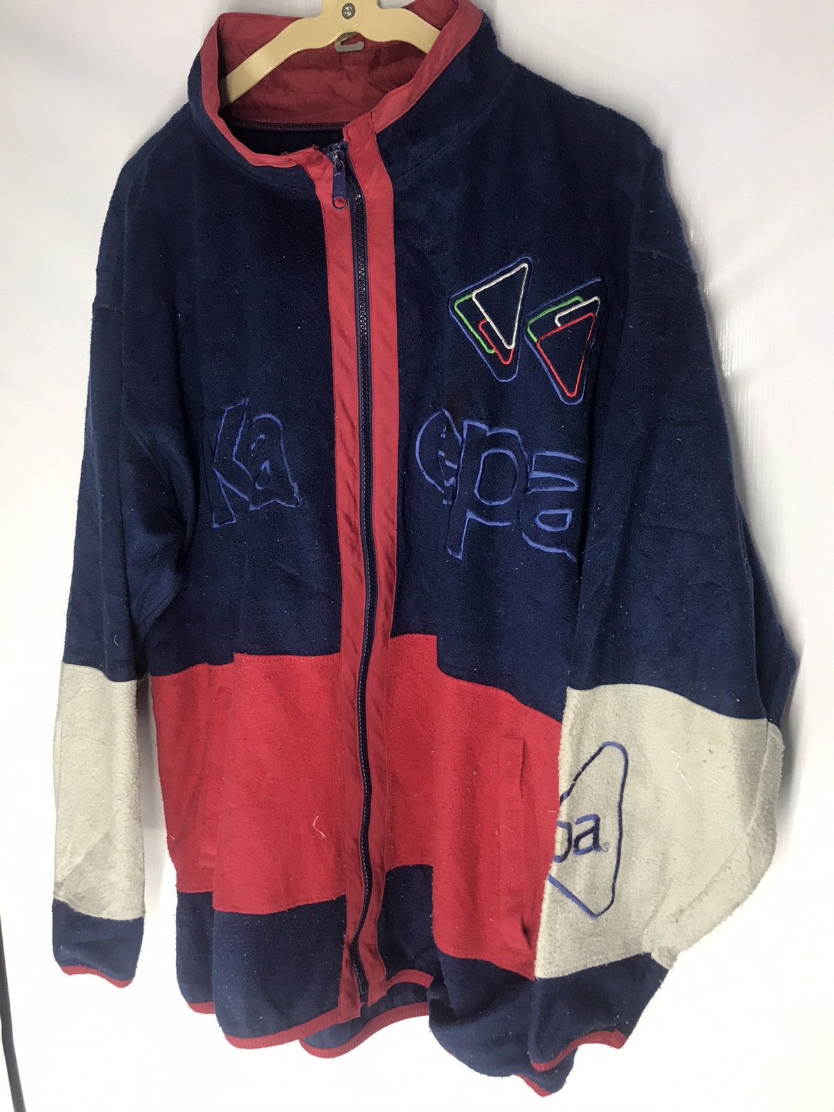 Japanese Brand Kaepa fleece zipper sweatshirt spellout Size US L / EU 52-54 / 3 - 3 Thumbnail