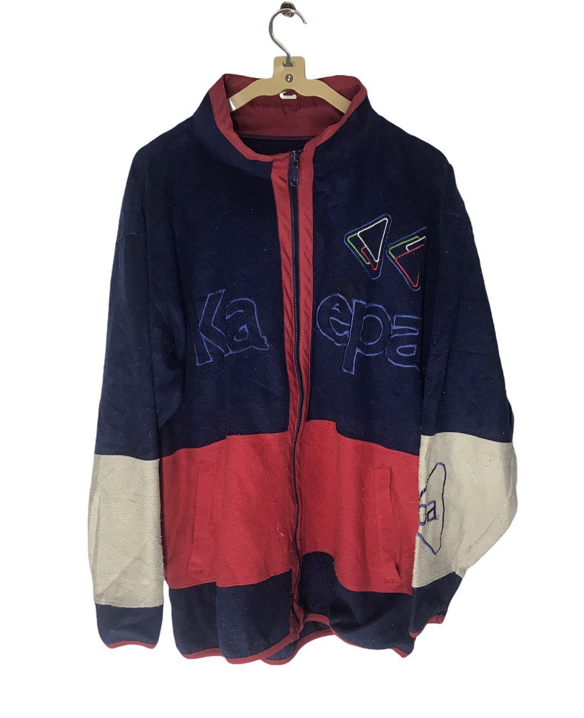 Japanese Brand Kaepa fleece zipper sweatshirt spellout Size US L / EU 52-54 / 3 - 1 Thumbnail