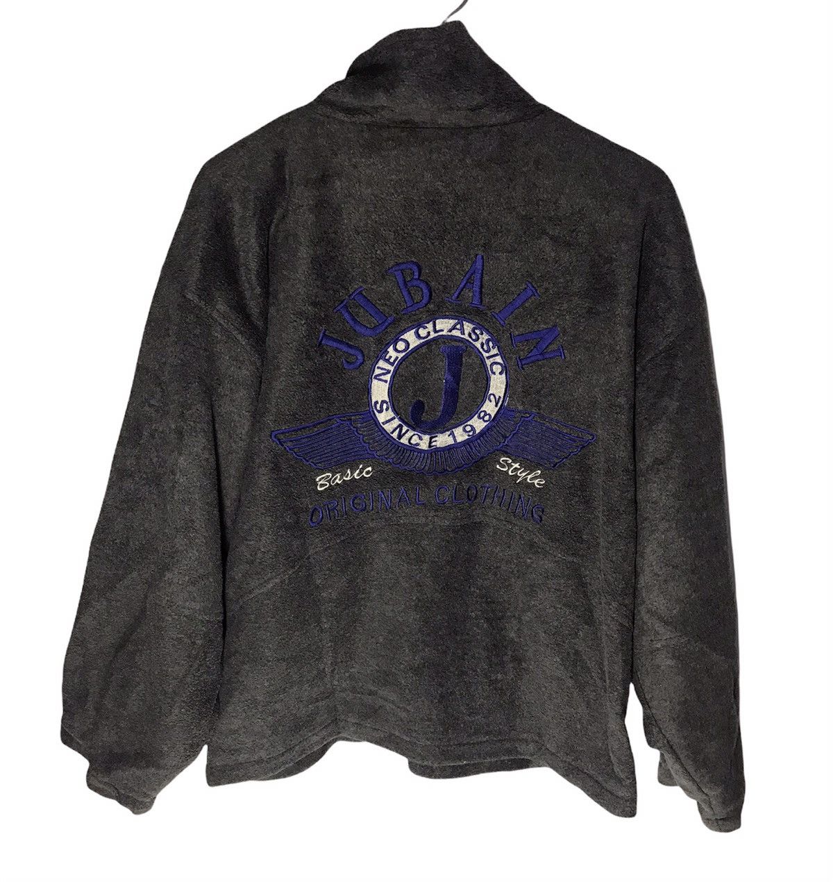 Japanese Brand Embroidered back logo jubain fleece zipper sweater Size US M / EU 48-50 / 2 - 1 Thumbnail