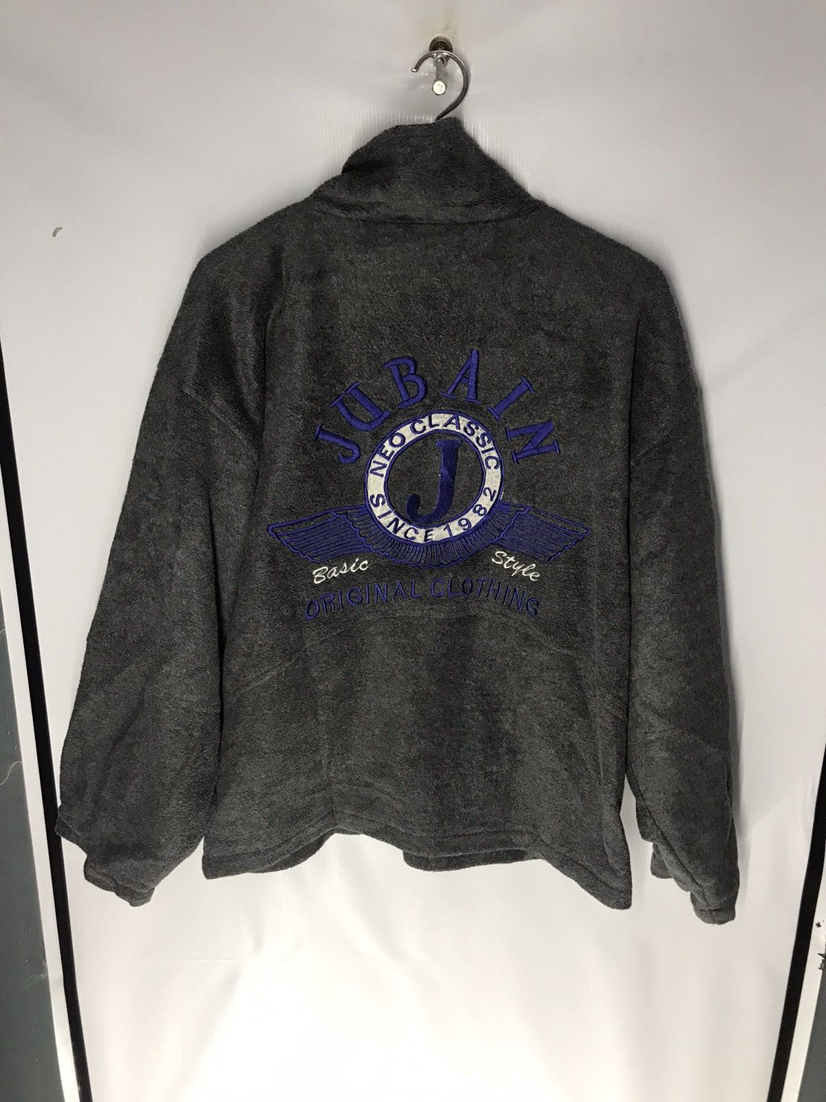Japanese Brand Embroidered back logo jubain fleece zipper sweater Size US M / EU 48-50 / 2 - 7 Thumbnail