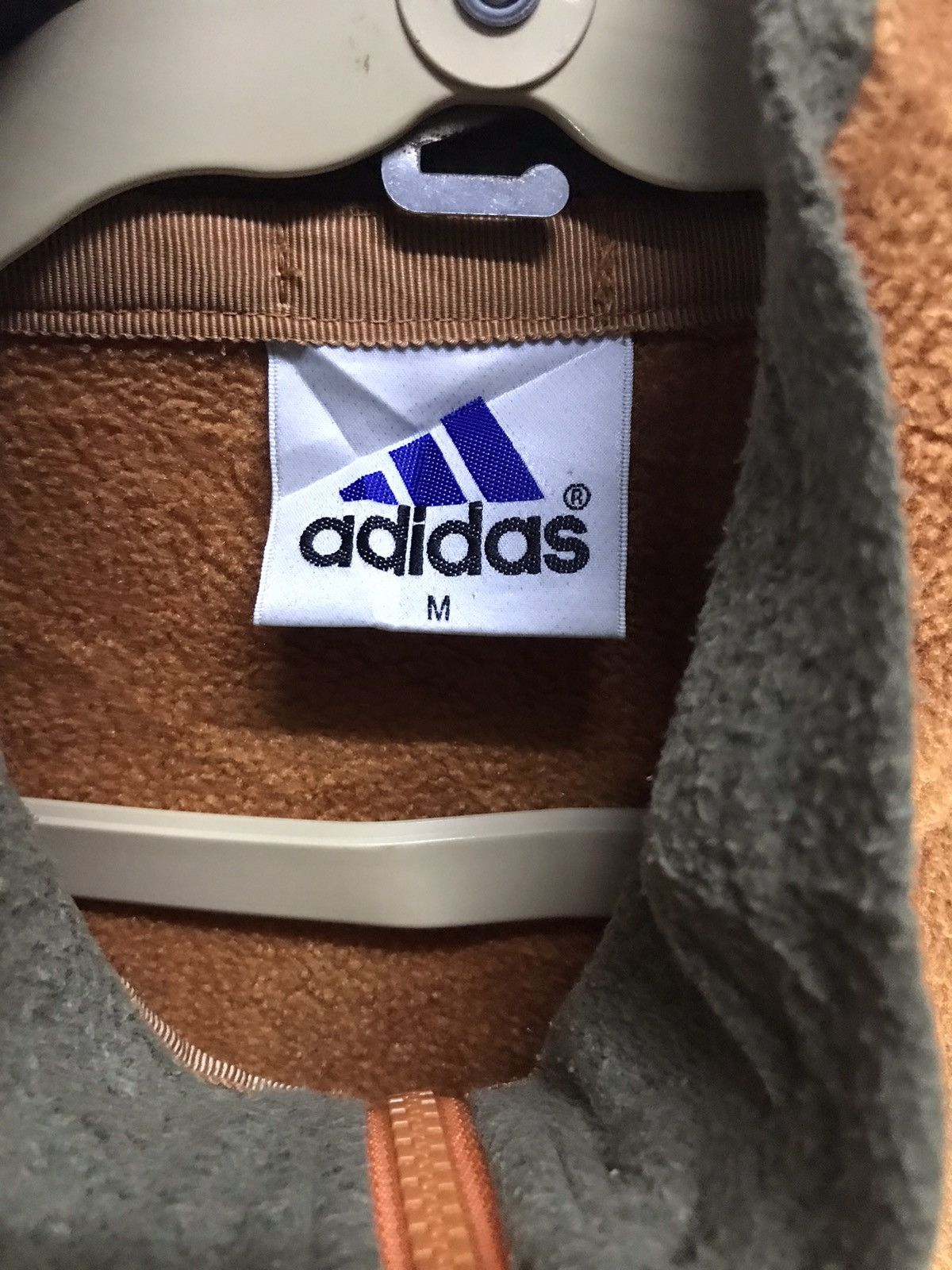 Adidas × Vintage Adidas fleece zipper sweater Size US M / EU 48-50 / 2 - 3 Thumbnail