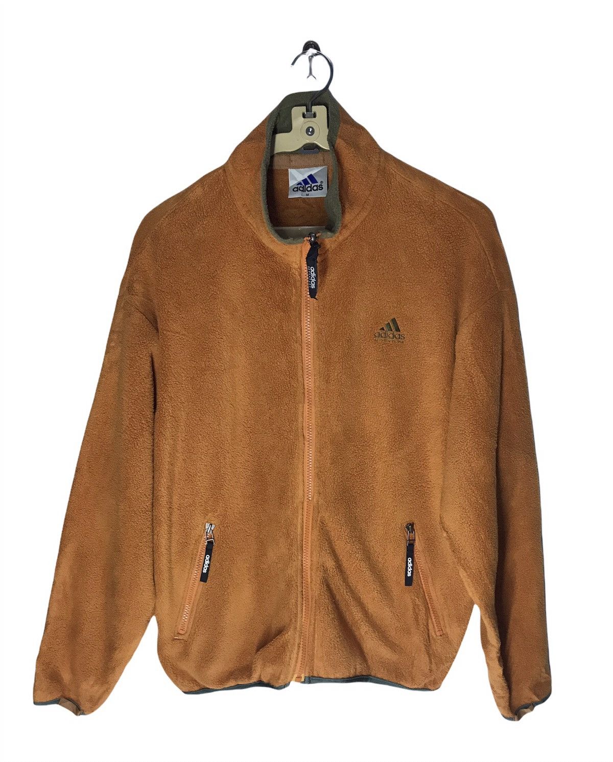 Adidas × Vintage Adidas fleece zipper sweater Size US M / EU 48-50 / 2 - 1 Thumbnail