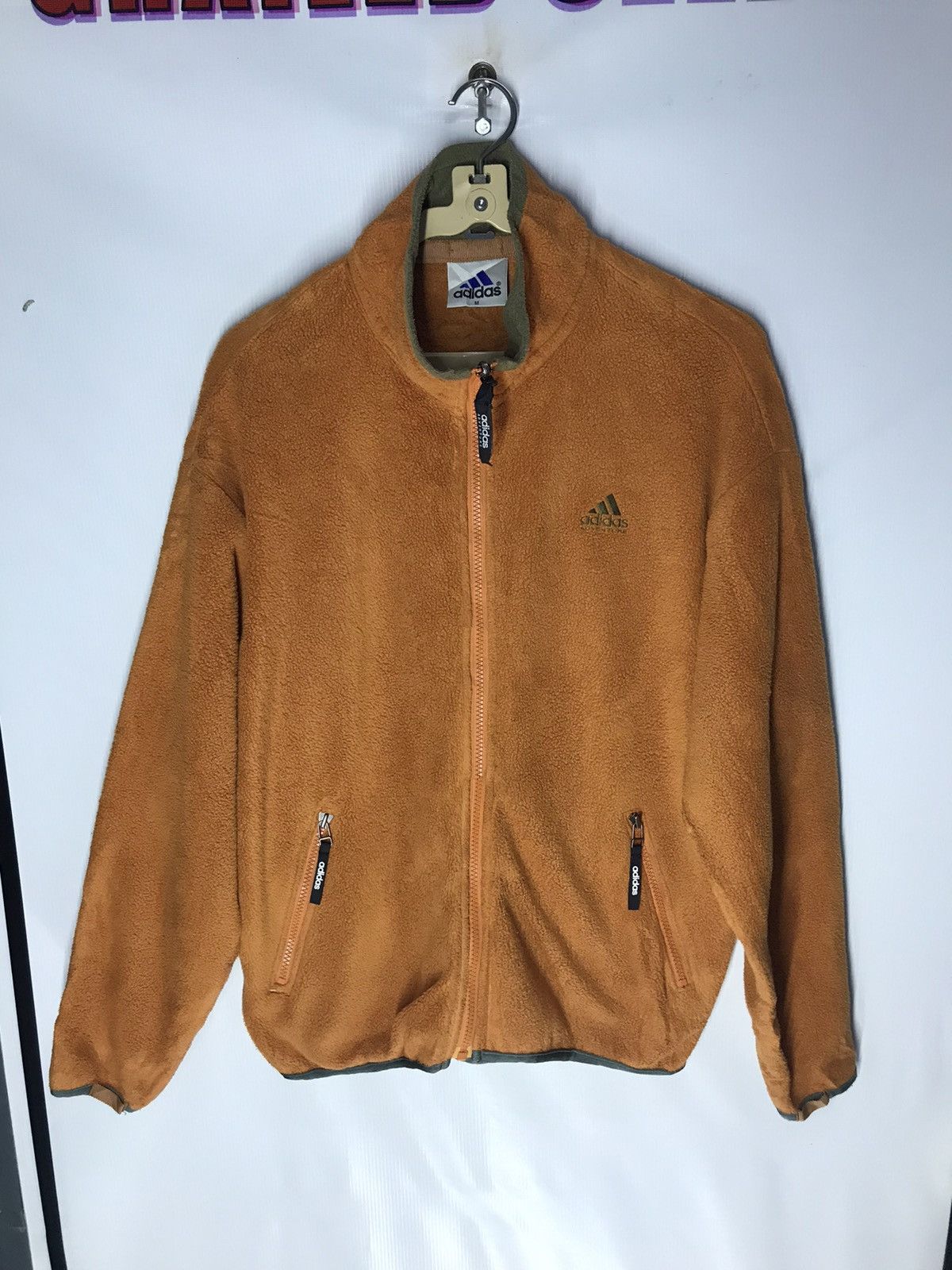 Adidas × Vintage Adidas fleece zipper sweater Size US M / EU 48-50 / 2 - 6 Thumbnail