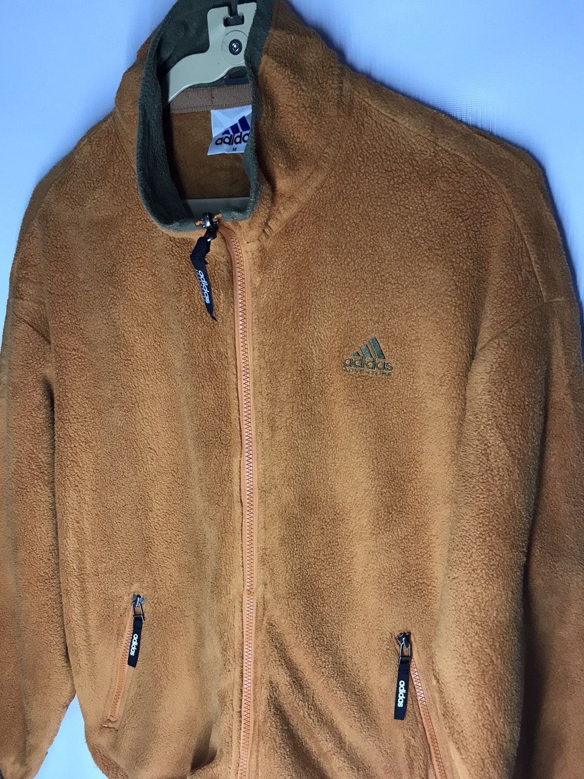 Adidas × Vintage Adidas fleece zipper sweater Size US M / EU 48-50 / 2 - 5 Thumbnail