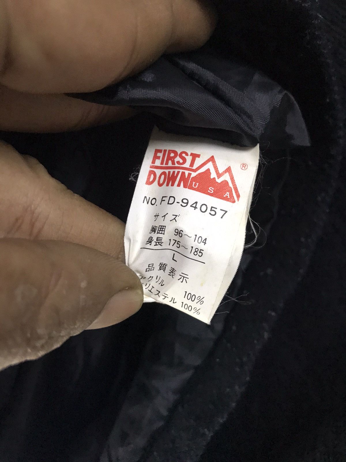 Other First down usa wool zipper jacket Size US L / EU 52-54 / 3 - 5 Thumbnail