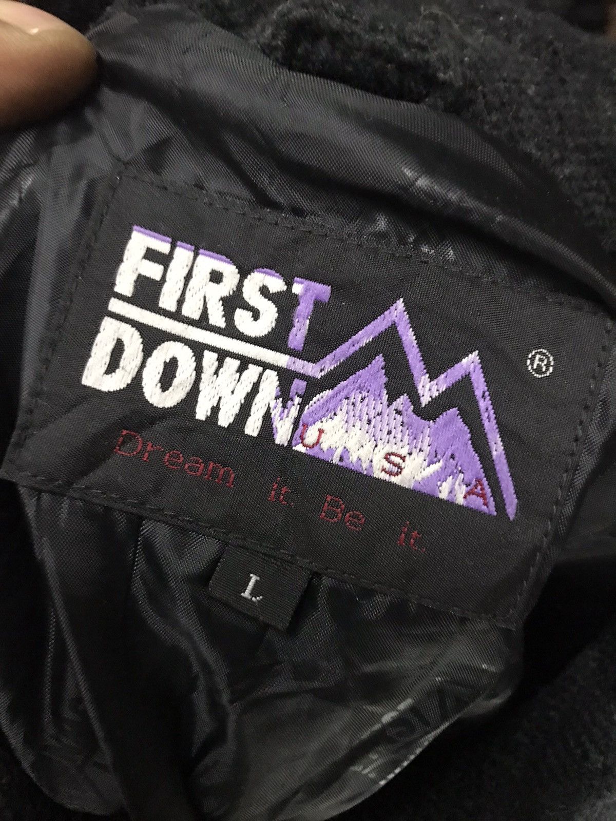 Other First down usa wool zipper jacket Size US L / EU 52-54 / 3 - 3 Thumbnail