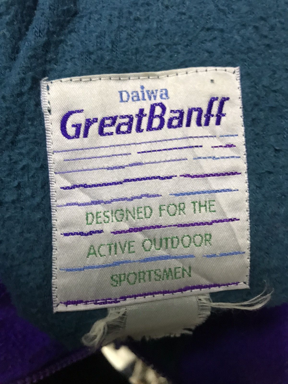 Japanese Brand Daiwa great banff sport fishing fleece sweater Size US XL / EU 56 / 4 - 3 Thumbnail