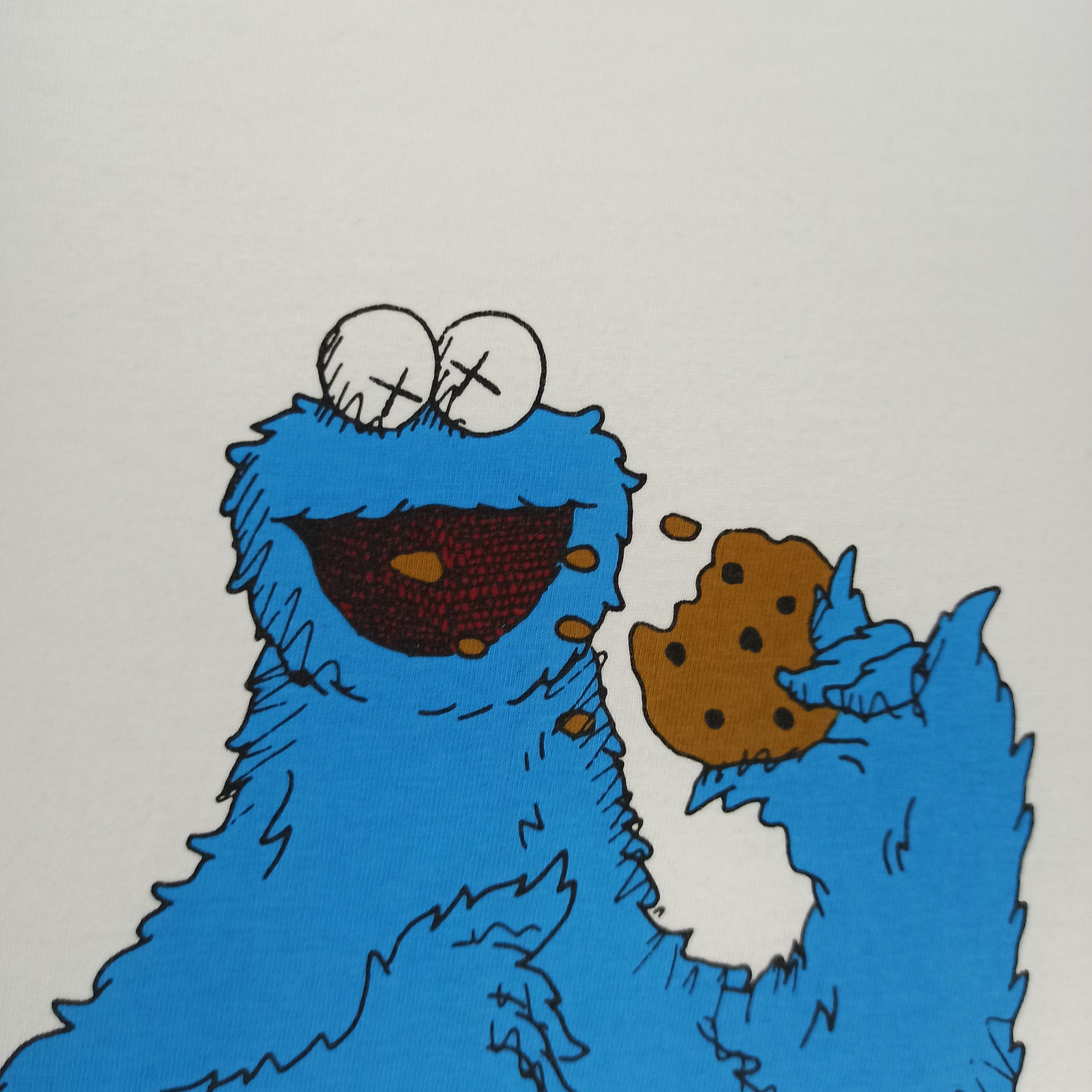 Kaws × Uniqlo Rare Kaws X Sesame Street Elmo Vintage Rare Uniqlo Tshirt Size US L / EU 52-54 / 3 - 4 Thumbnail