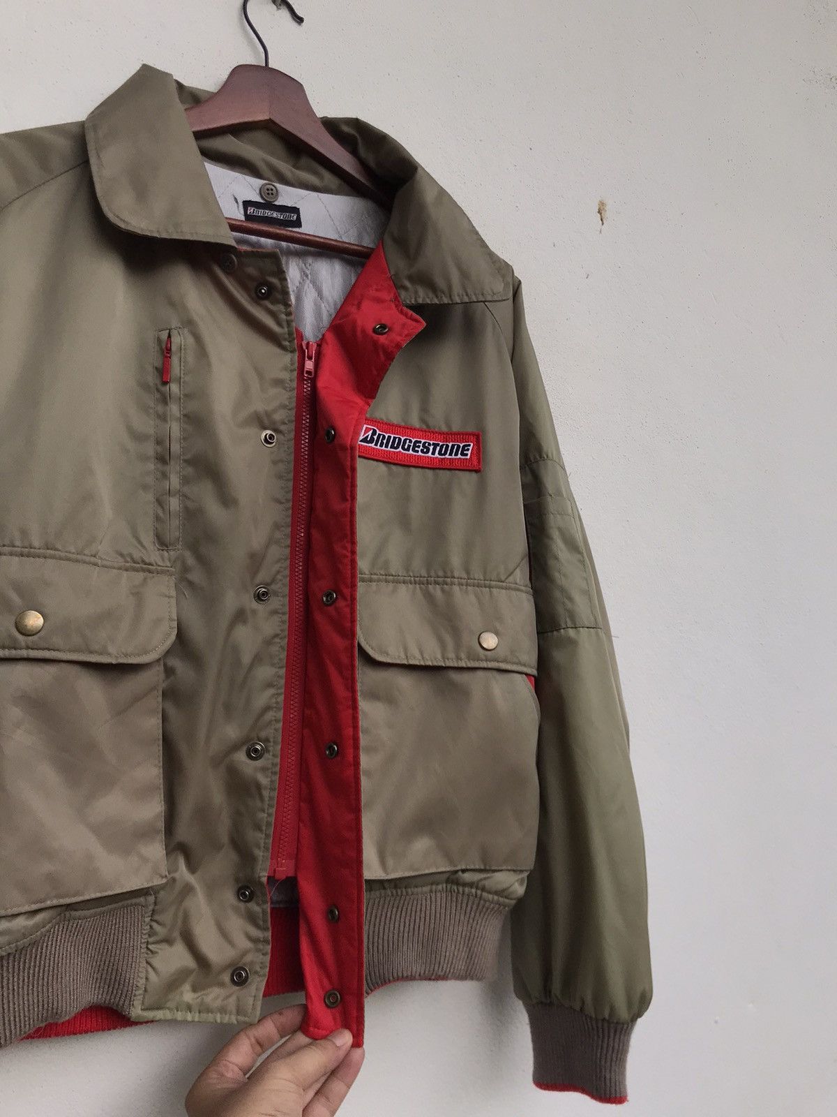 Japanese Brand × Sports Specialties Vintage 90s Bridgestone Bomber Jacket Size US S / EU 44-46 / 1 - 10 Thumbnail