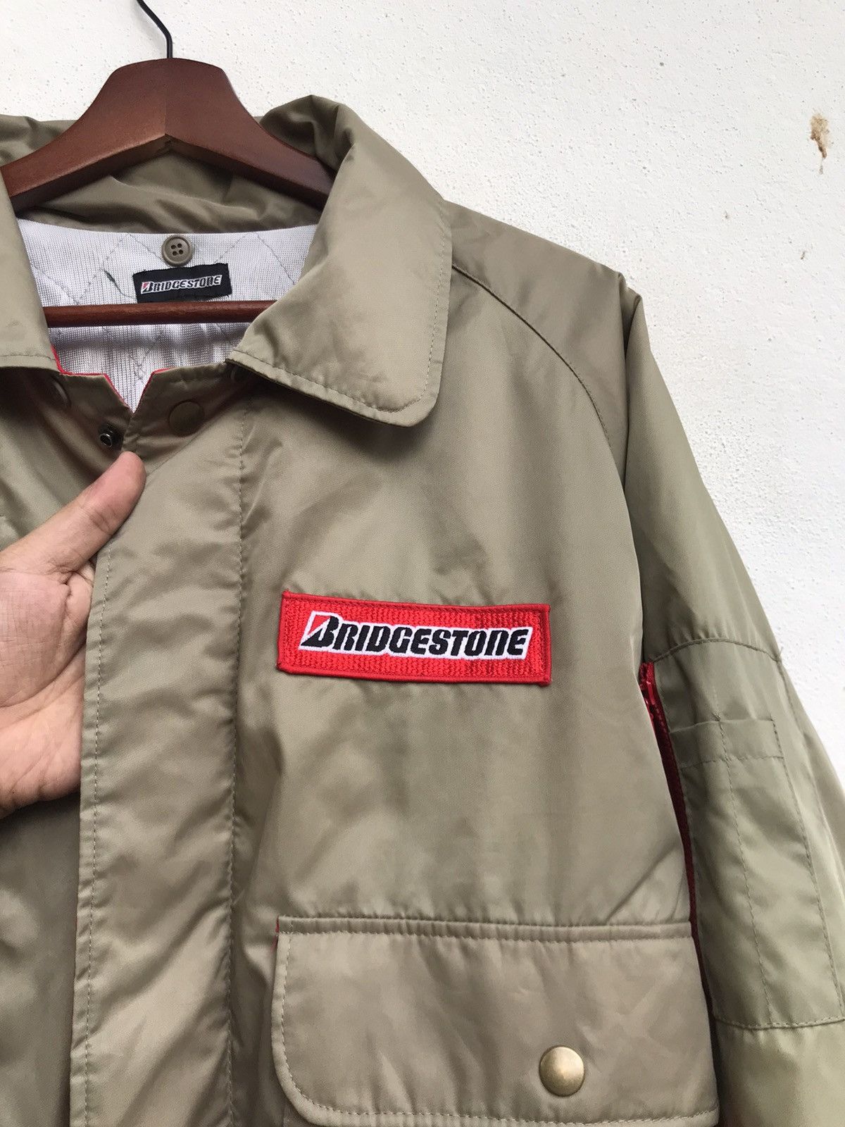 Japanese Brand × Sports Specialties Vintage 90s Bridgestone Bomber Jacket Size US S / EU 44-46 / 1 - 5 Thumbnail