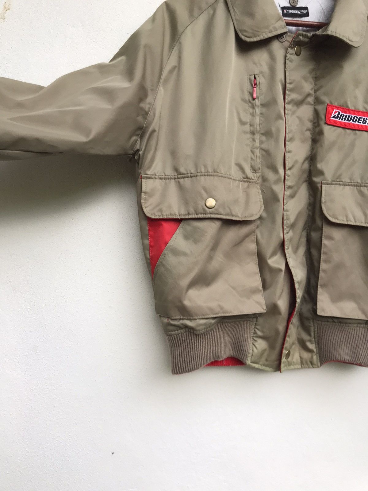 Japanese Brand × Sports Specialties Vintage 90s Bridgestone Bomber Jacket Size US S / EU 44-46 / 1 - 8 Thumbnail