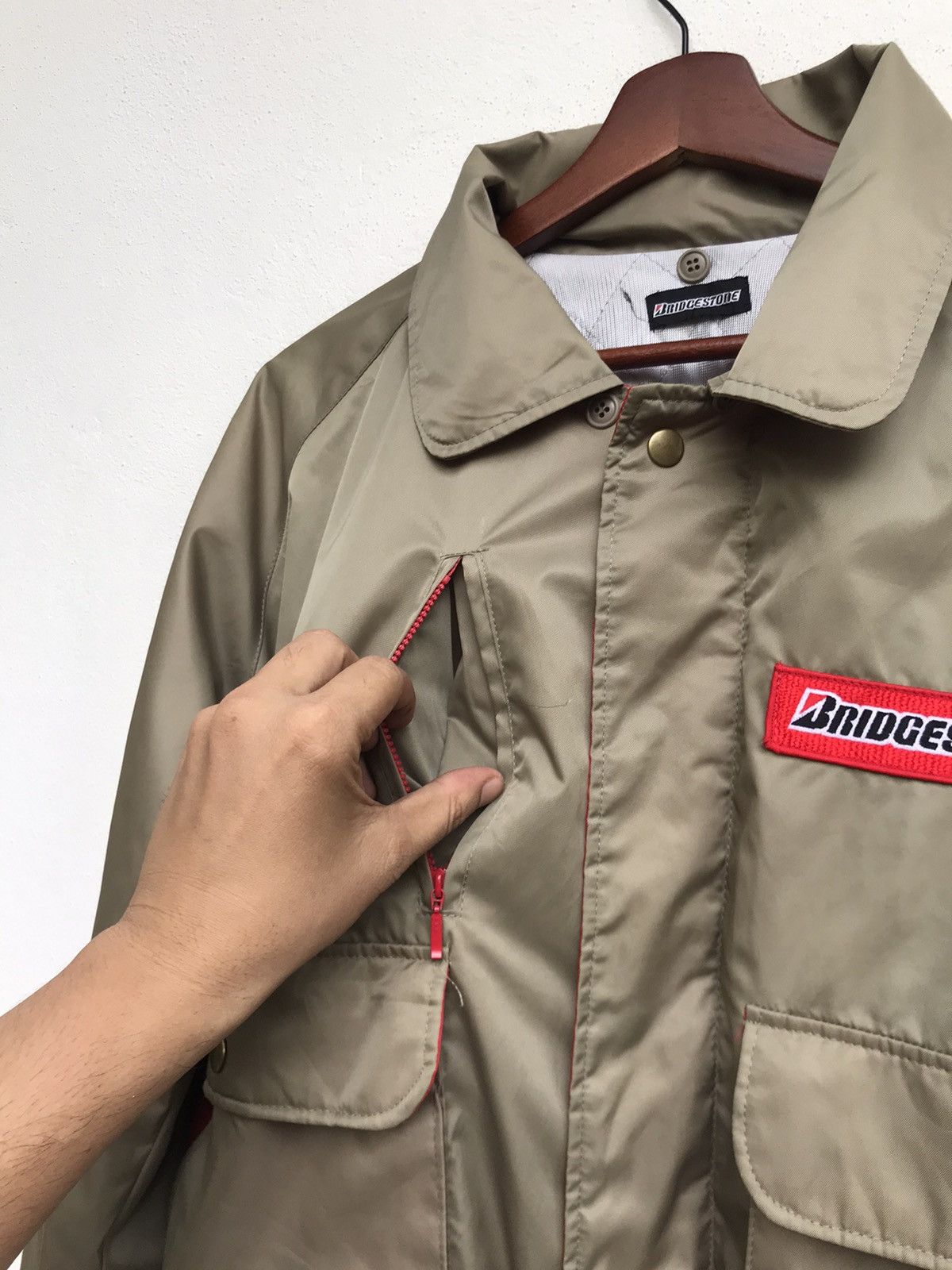 Japanese Brand × Sports Specialties Vintage 90s Bridgestone Bomber Jacket Size US S / EU 44-46 / 1 - 6 Thumbnail