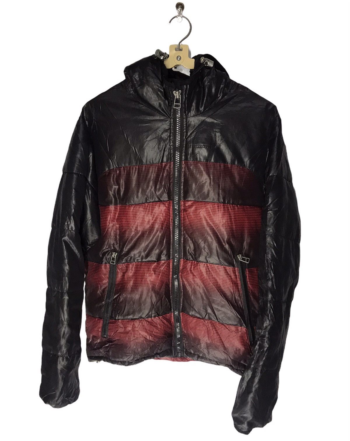 Down puffer jacket with hoodie by deelish