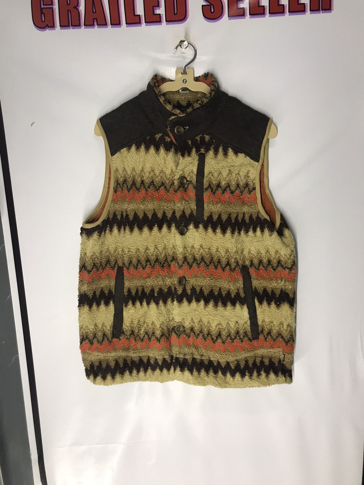 Japanese Brand Neo fleece multicolor by good day Size US M / EU 48-50 / 2 - 8 Thumbnail