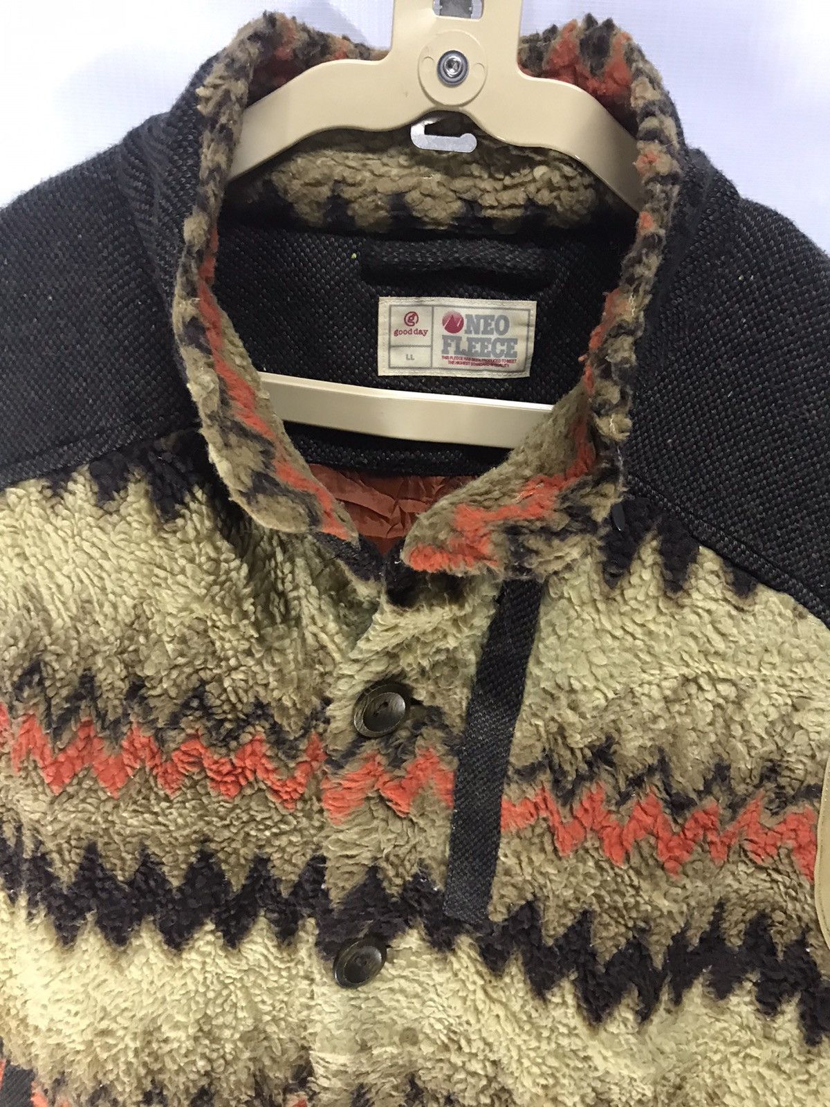 Japanese Brand Neo fleece multicolor by good day Size US M / EU 48-50 / 2 - 6 Thumbnail