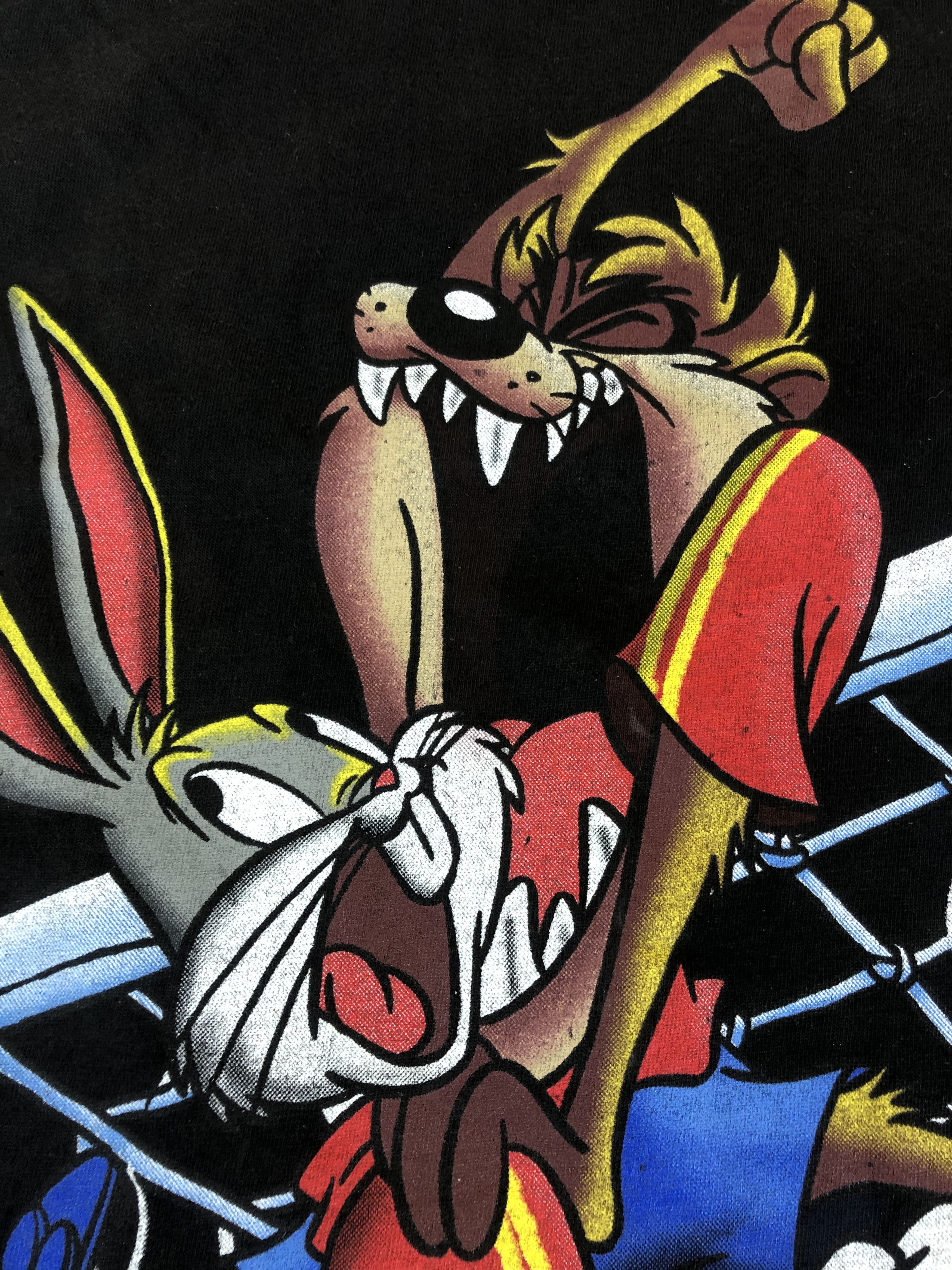 Cartoon Network Vintage 1998 Taz & Bugs Bunny Champions Soccer Warner Bros Size US S / EU 44-46 / 1 - 4 Thumbnail