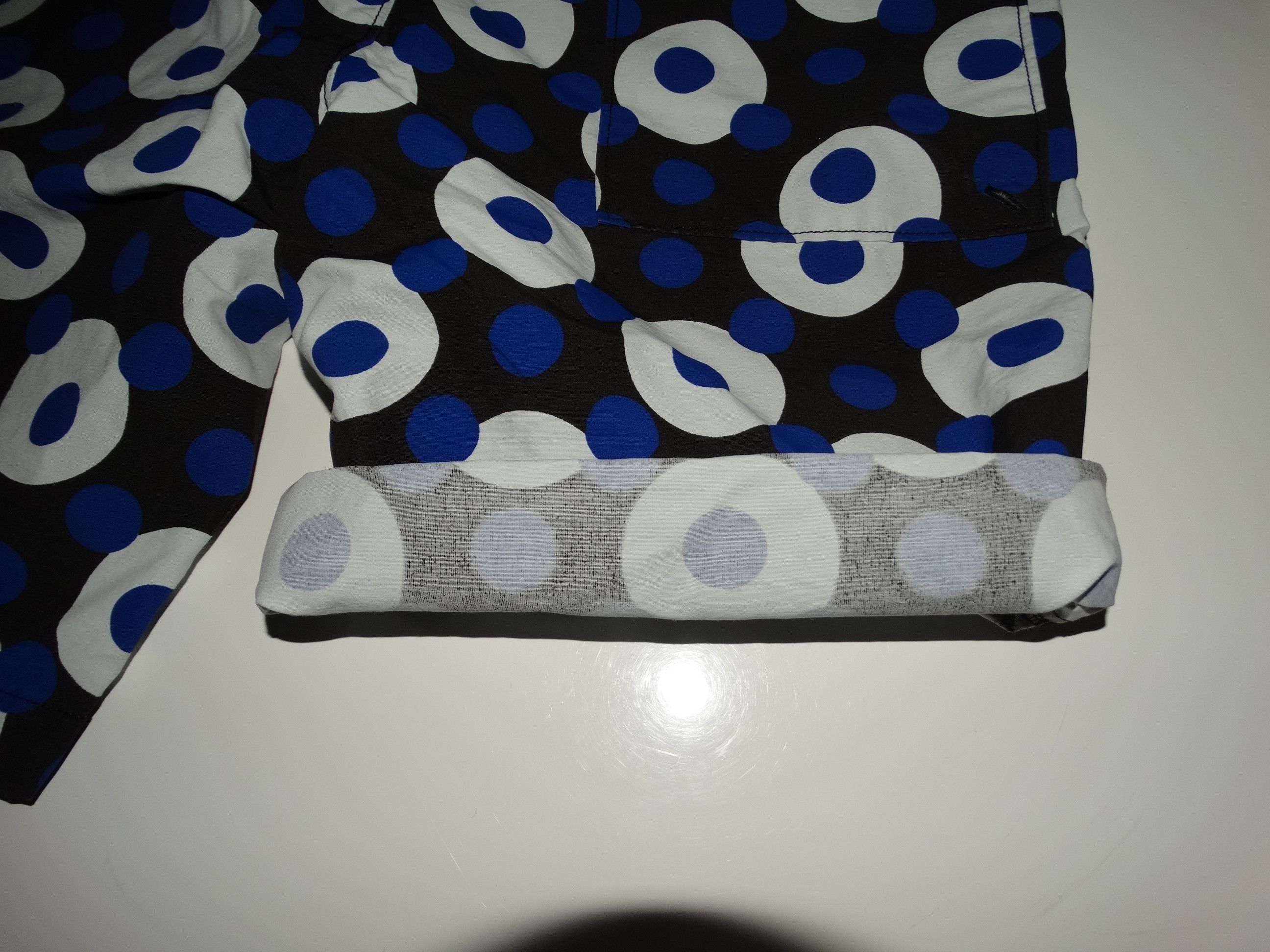 Japanese Brand × Uniqlo F13 gu uniqlo suit short+shirt polka dot spots M w32 Size US 32 / EU 48 - 7 Thumbnail