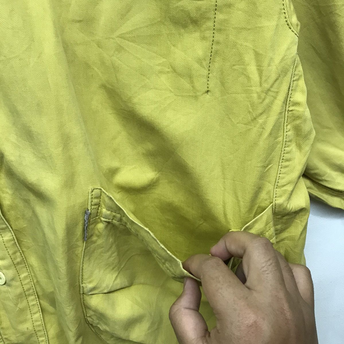 Issey Miyake × Japanese Brand Issey Miyake IM Product Button Up Shirt Apron Size XXL / US 16-18 / IT 52-54 - 7 Thumbnail