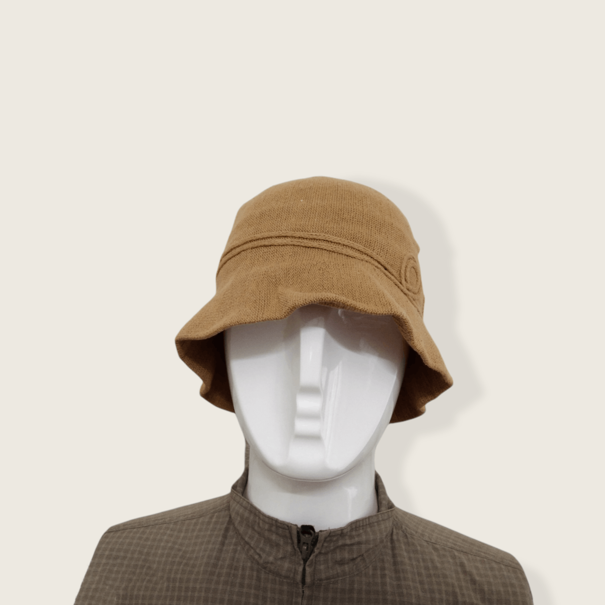 Japanese Brand VINTAGE CROCHET KNITTED BUCKET HAT JAPAN Size ONE SIZE - 4 Thumbnail
