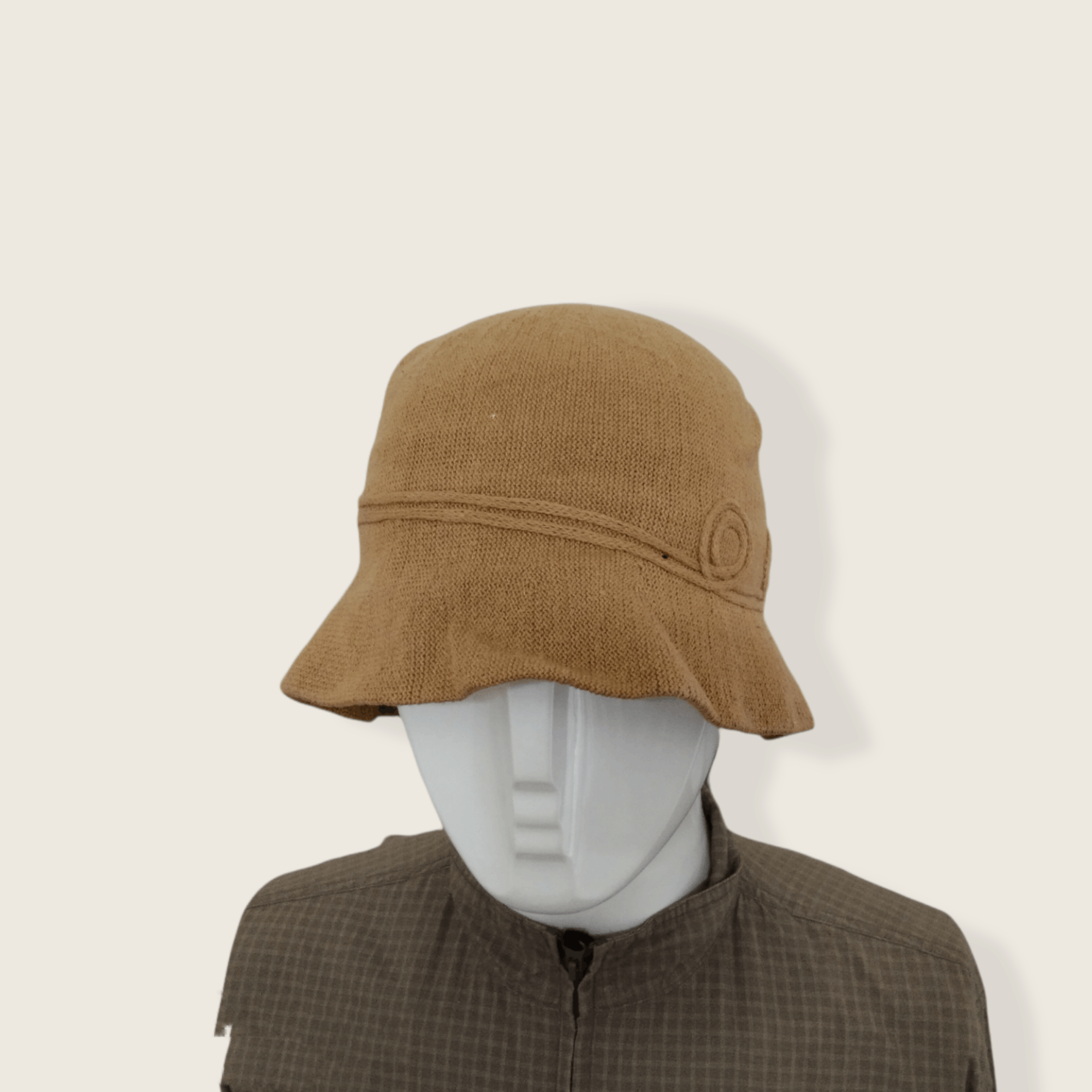 Japanese Brand VINTAGE CROCHET KNITTED BUCKET HAT JAPAN Size ONE SIZE - 5 Thumbnail