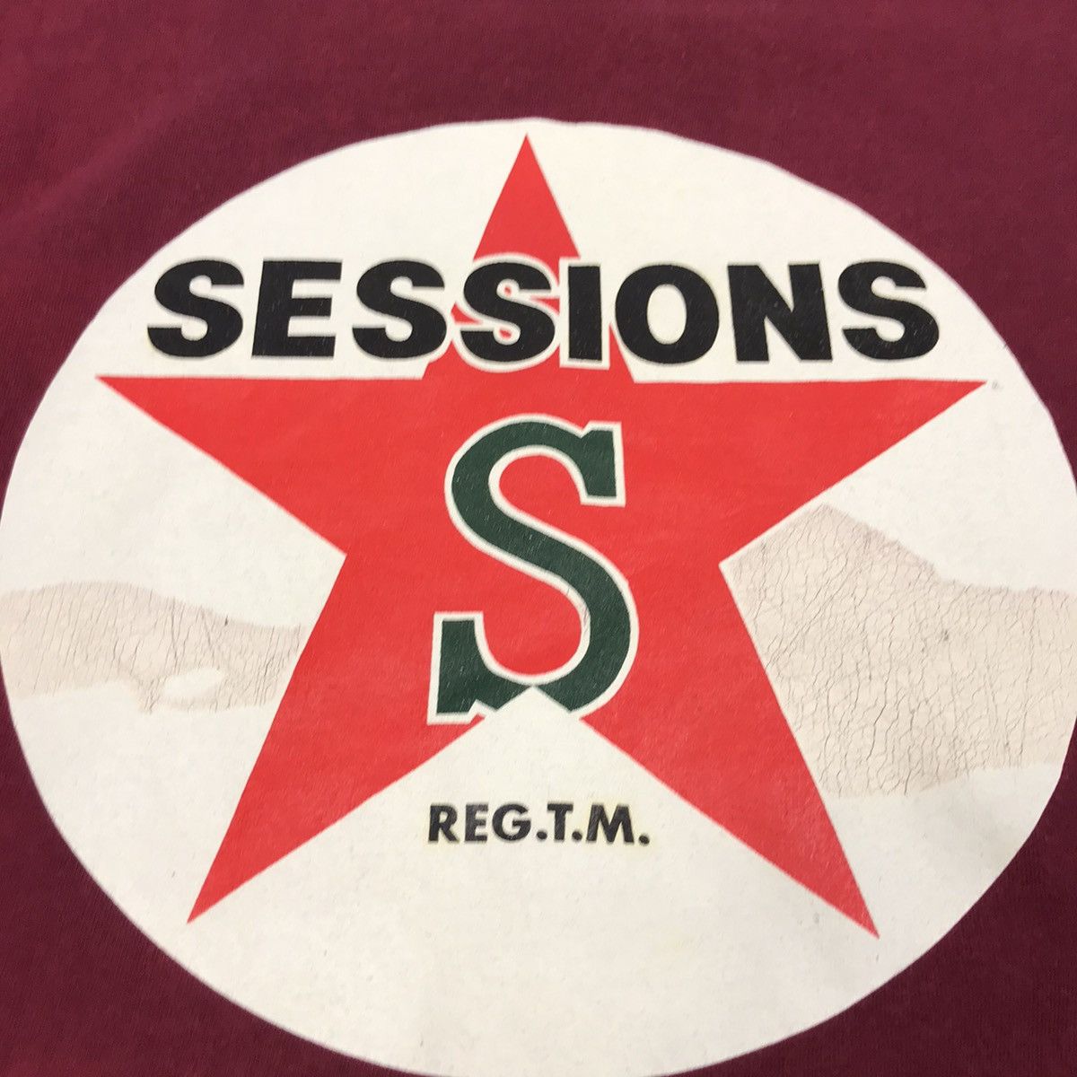 Sessions × Vintage Vintage SESSIONS SKATEBOARD Big Logo t-shirt Size US L / EU 52-54 / 3 - 5 Thumbnail
