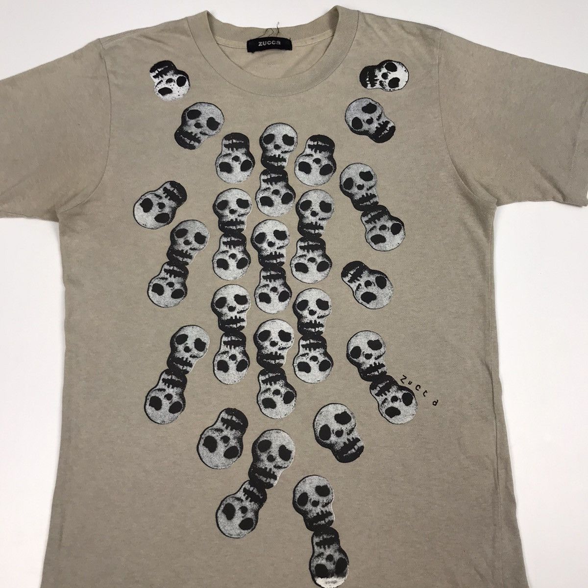 CABANE de ZUCCa × Japanese Brand × Vintage ZUCCA Multi skull printed t-shirt Size US S / EU 44-46 / 1 - 2 Thumbnail