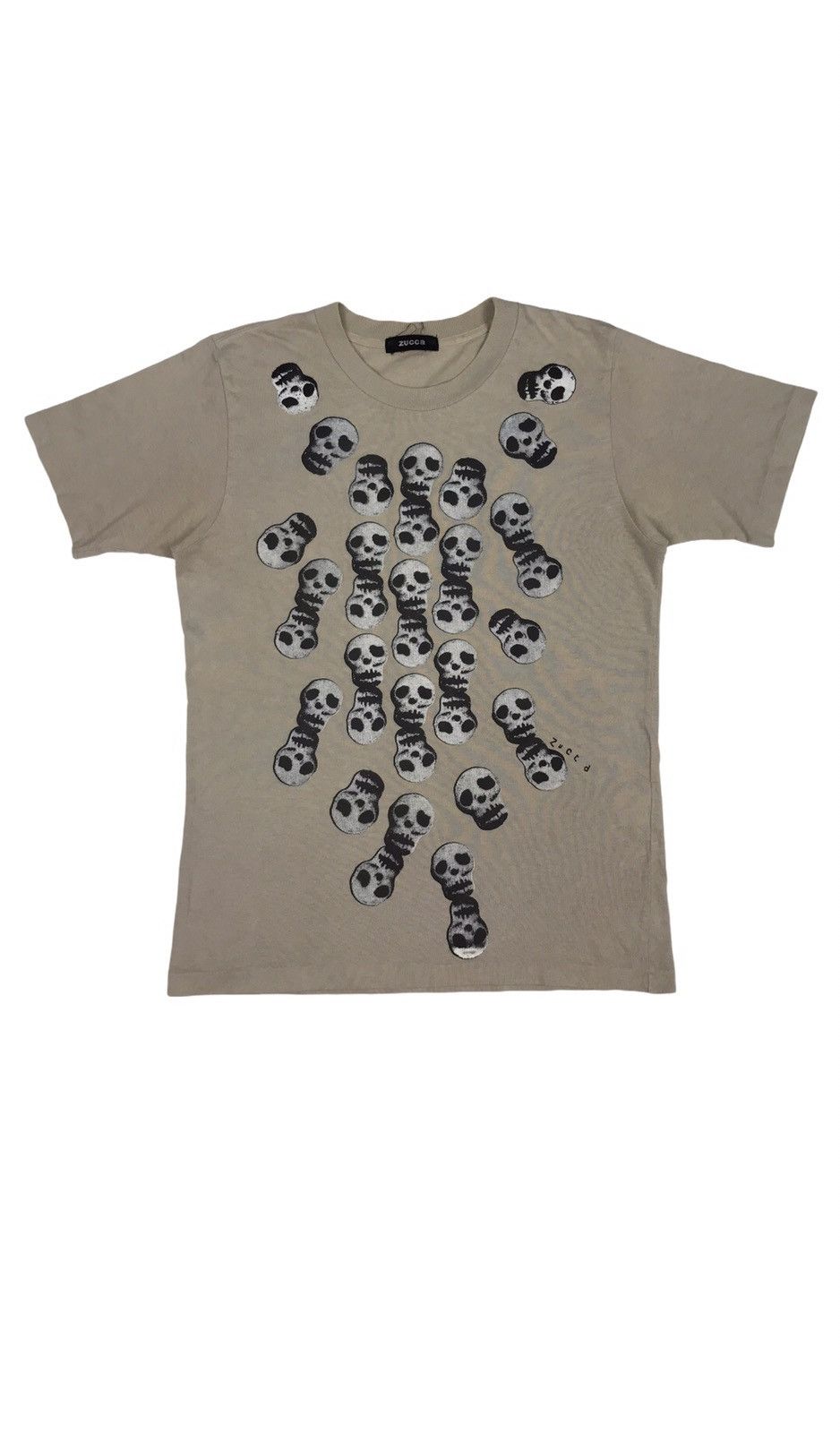 CABANE de ZUCCa × Japanese Brand × Vintage ZUCCA Multi skull printed t-shirt Size US S / EU 44-46 / 1 - 1 Thumbnail