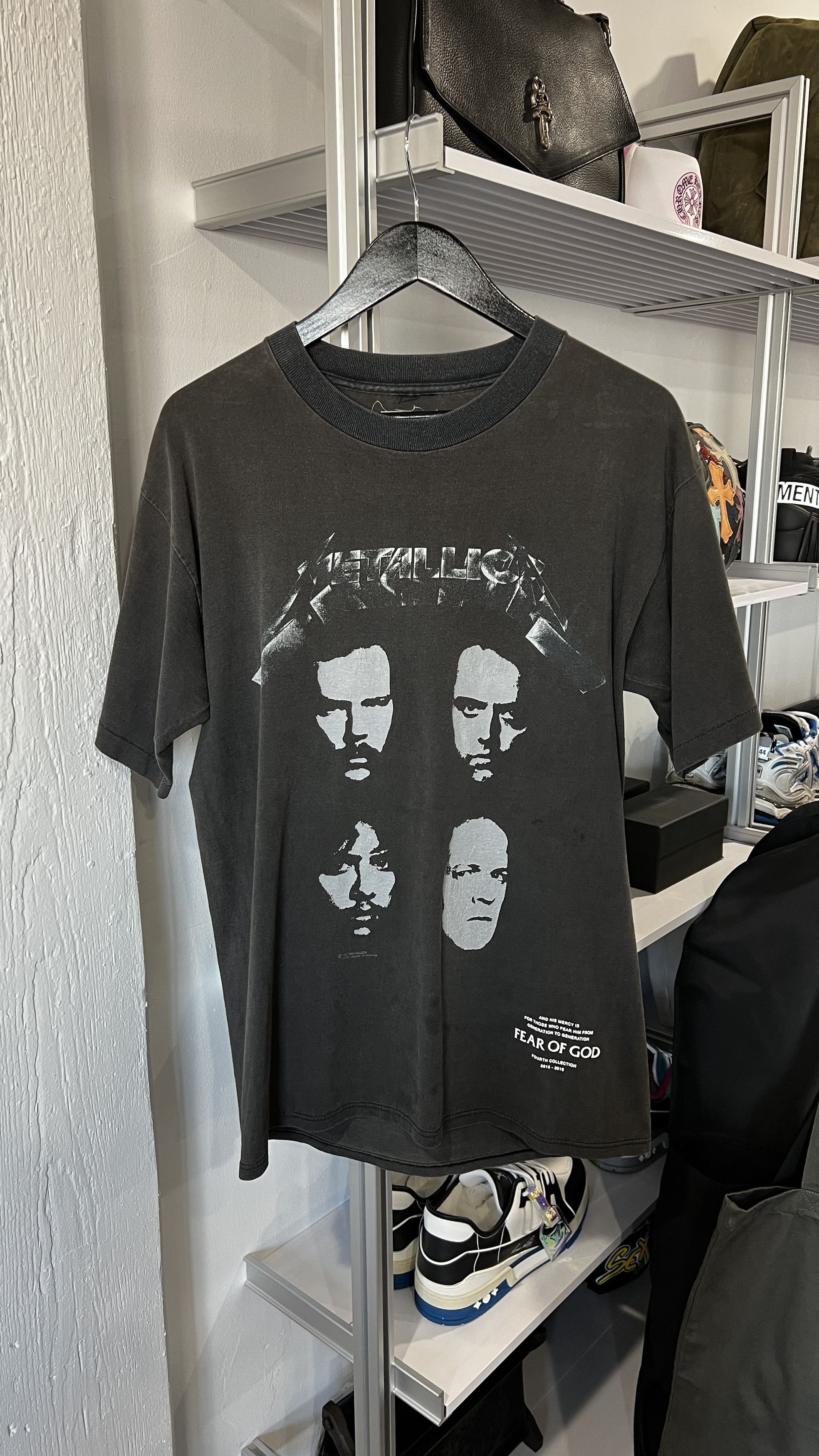 Fear of God FEAR OF GOD 4TH COLLECTION METALLICA 1991 HISTORIC DATES T Size US XL / EU 56 / 4 - 6 Thumbnail