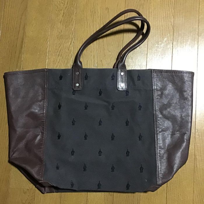 Undercover Middle Finger Embroidered Tote Bag | Grailed