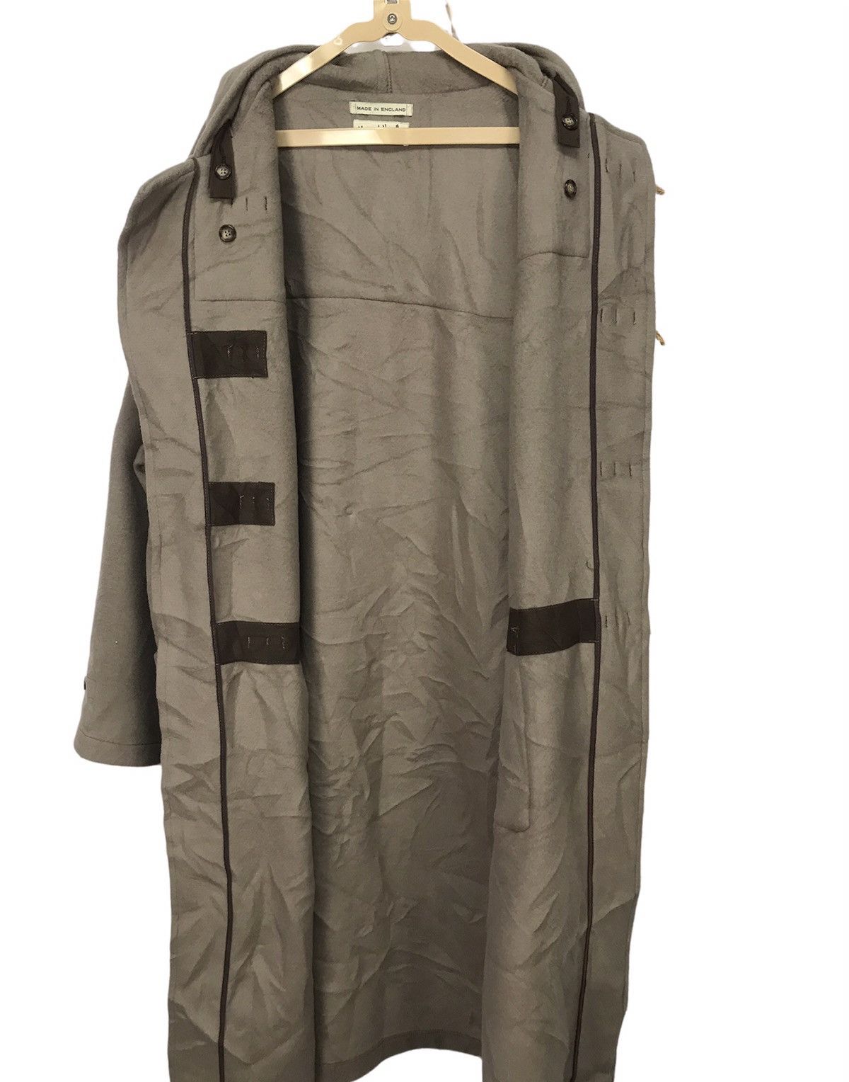 Margaret Howell × Vintage Margaret Howell wool long coat with hoodie made in England Size US XL / EU 56 / 4 - 4 Thumbnail