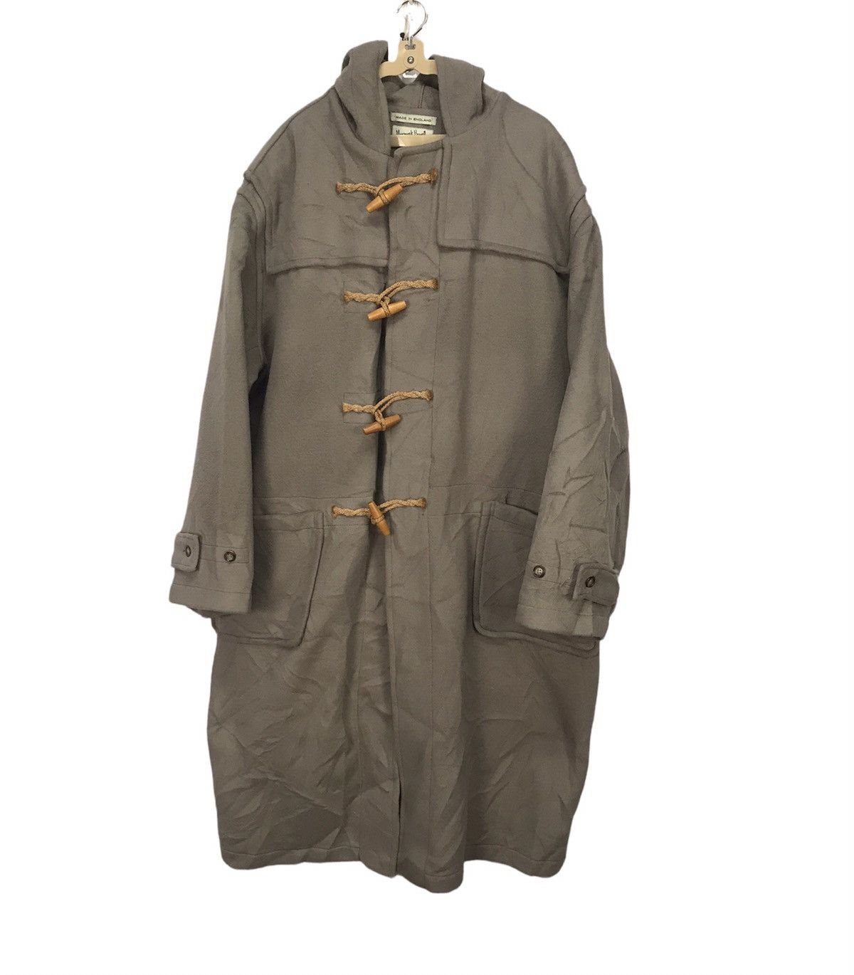 Margaret Howell × Vintage Margaret Howell wool long coat with hoodie made in England Size US XL / EU 56 / 4 - 2 Thumbnail