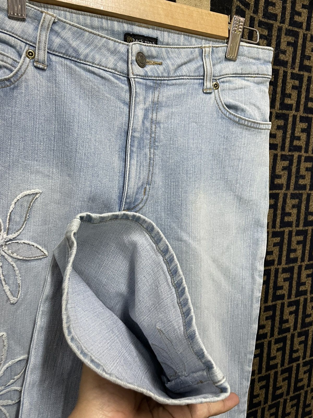 Japanese Brand × Vintage Vintage Japanese brand Floral Jeans Size US 30 / EU 46 - 4 Thumbnail
