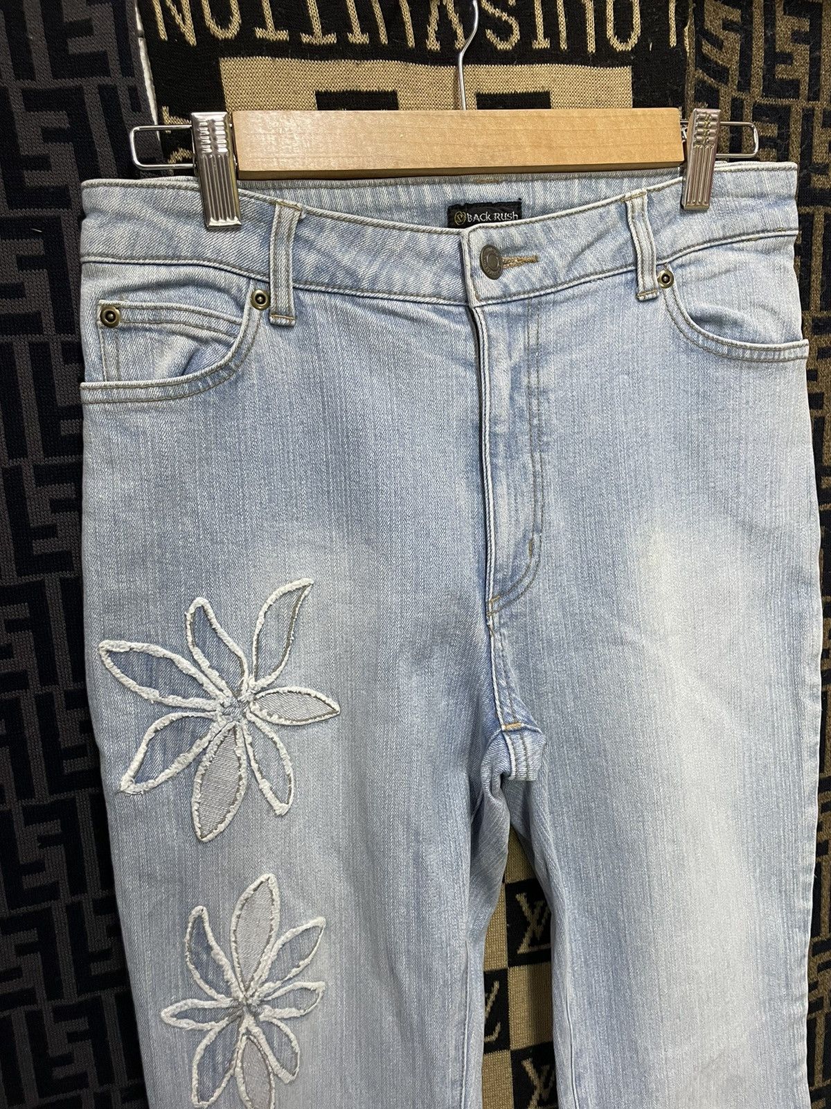 Japanese Brand × Vintage Vintage Japanese brand Floral Jeans Size US 30 / EU 46 - 3 Thumbnail