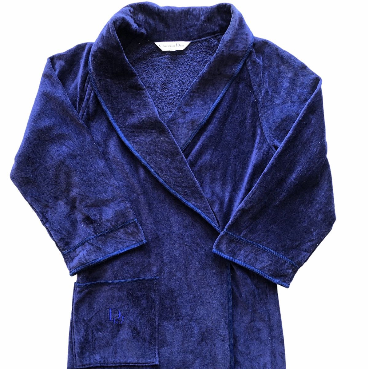 Christian Dior Monsieur Vintage 90's Velvet Bathrope by Christian Dior Lingerie Size US XS / EU 42 / 0 - 1 Thumbnail