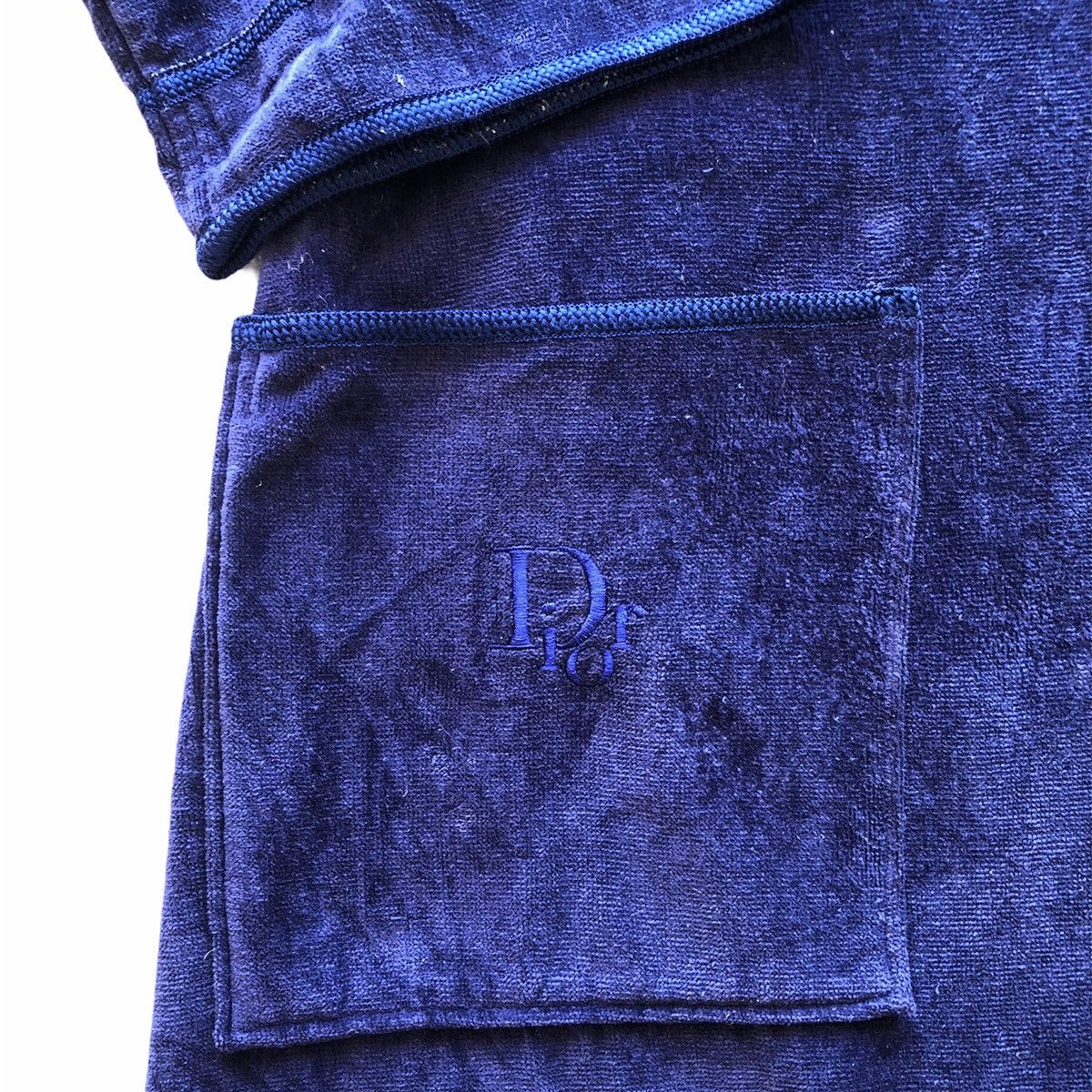 Christian Dior Monsieur Vintage 90's Velvet Bathrope by Christian Dior Lingerie Size US XS / EU 42 / 0 - 7 Thumbnail