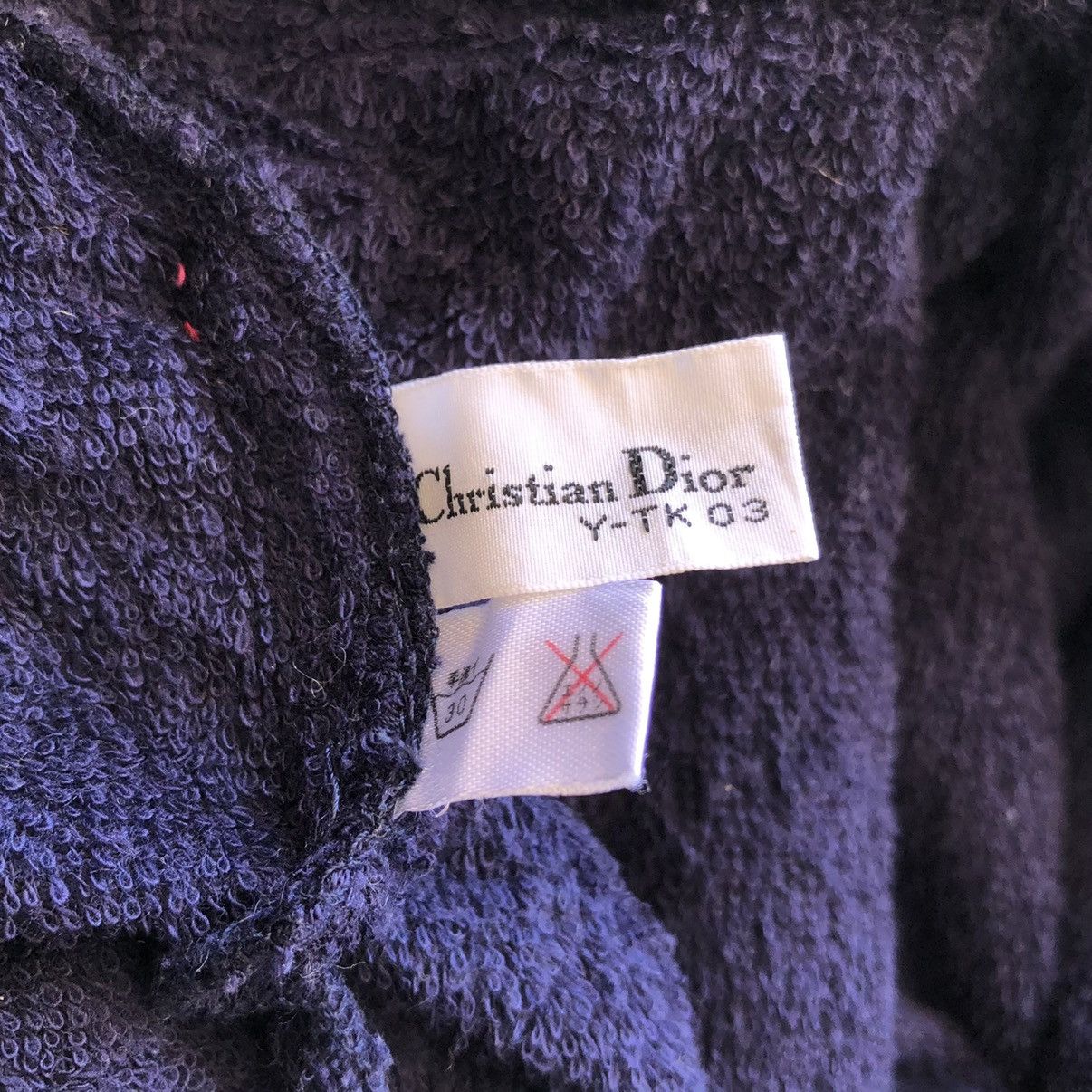 Christian Dior Monsieur Vintage 90's Velvet Bathrope by Christian Dior Lingerie Size US XS / EU 42 / 0 - 9 Thumbnail