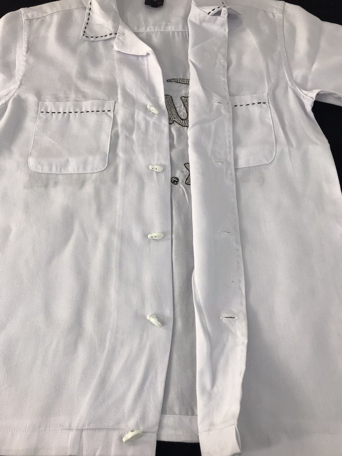Japanese Brand × Vintage Junk Star Clothing Stiching Logo Spell Out Shirt Size US S / EU 44-46 / 1 - 4 Thumbnail