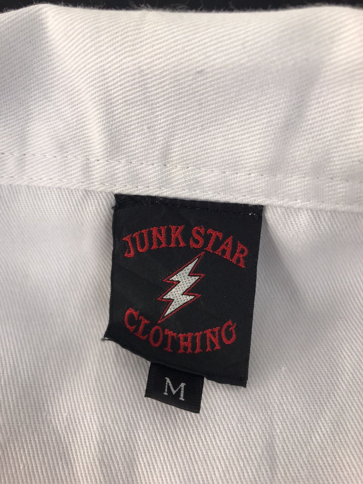 Japanese Brand × Vintage Junk Star Clothing Stiching Logo Spell Out Shirt Size US S / EU 44-46 / 1 - 6 Thumbnail