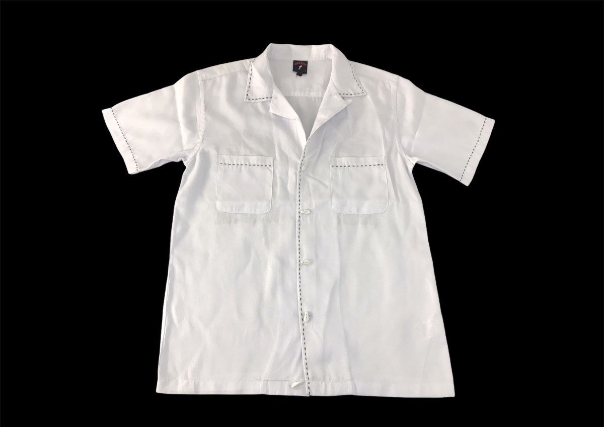 Japanese Brand × Vintage Junk Star Clothing Stiching Logo Spell Out Shirt Size US S / EU 44-46 / 1 - 2 Thumbnail