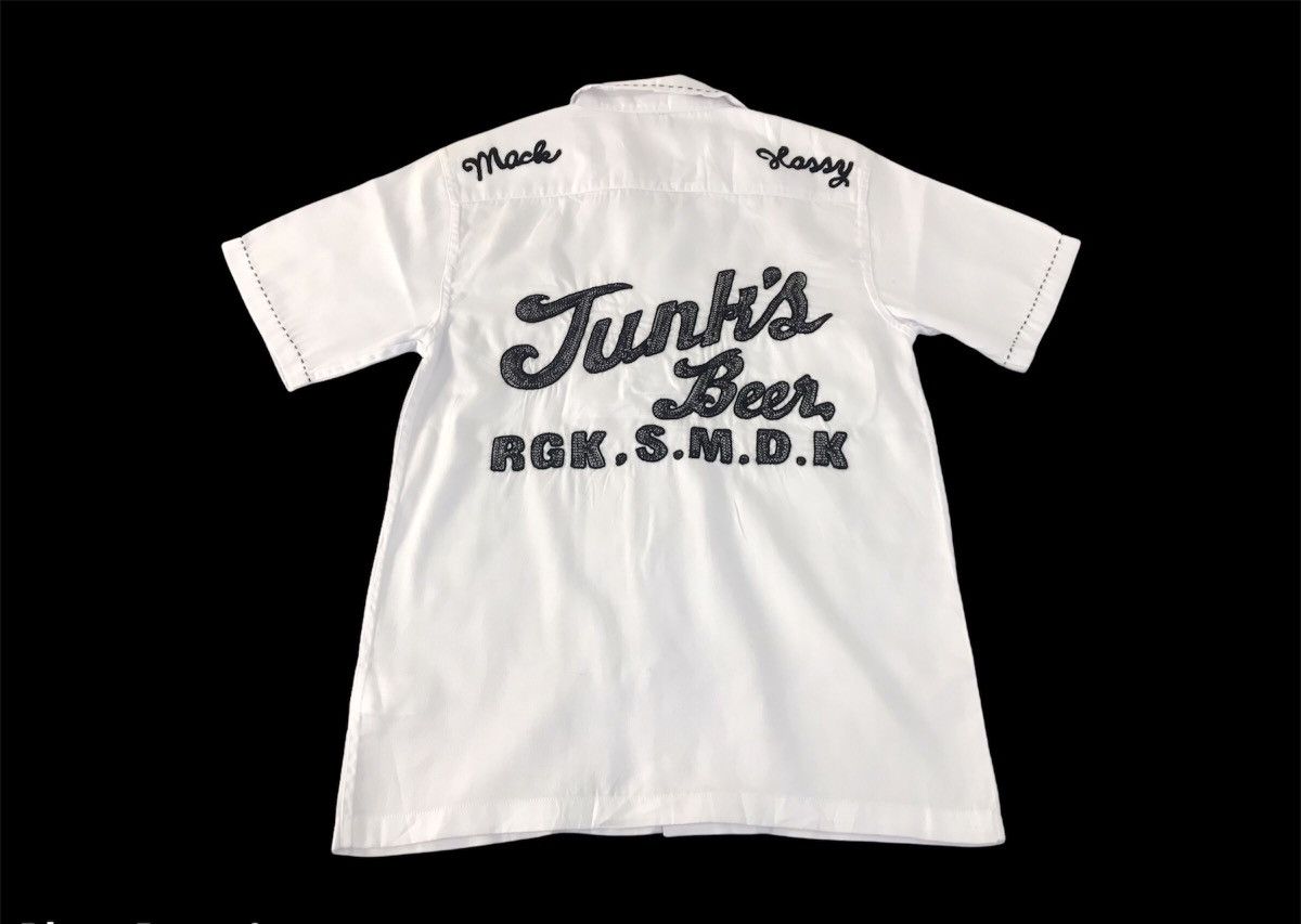 Japanese Brand × Vintage Junk Star Clothing Stiching Logo Spell Out Shirt Size US S / EU 44-46 / 1 - 1 Thumbnail
