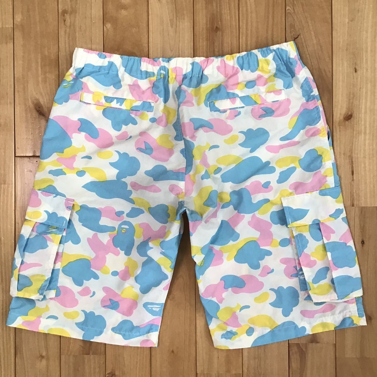 Bape cotton candy camo nylon cargo shorts multi camo BAPE ★size L Size US 34 / EU 50 - 3 Thumbnail