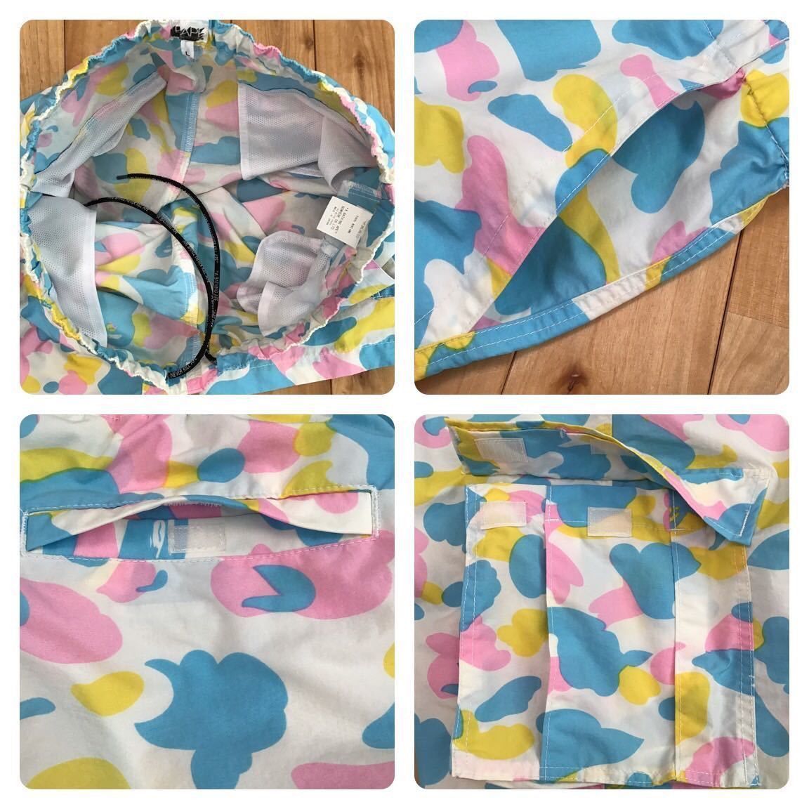 Bape cotton candy camo nylon cargo shorts multi camo BAPE ★size L Size US 34 / EU 50 - 5 Thumbnail