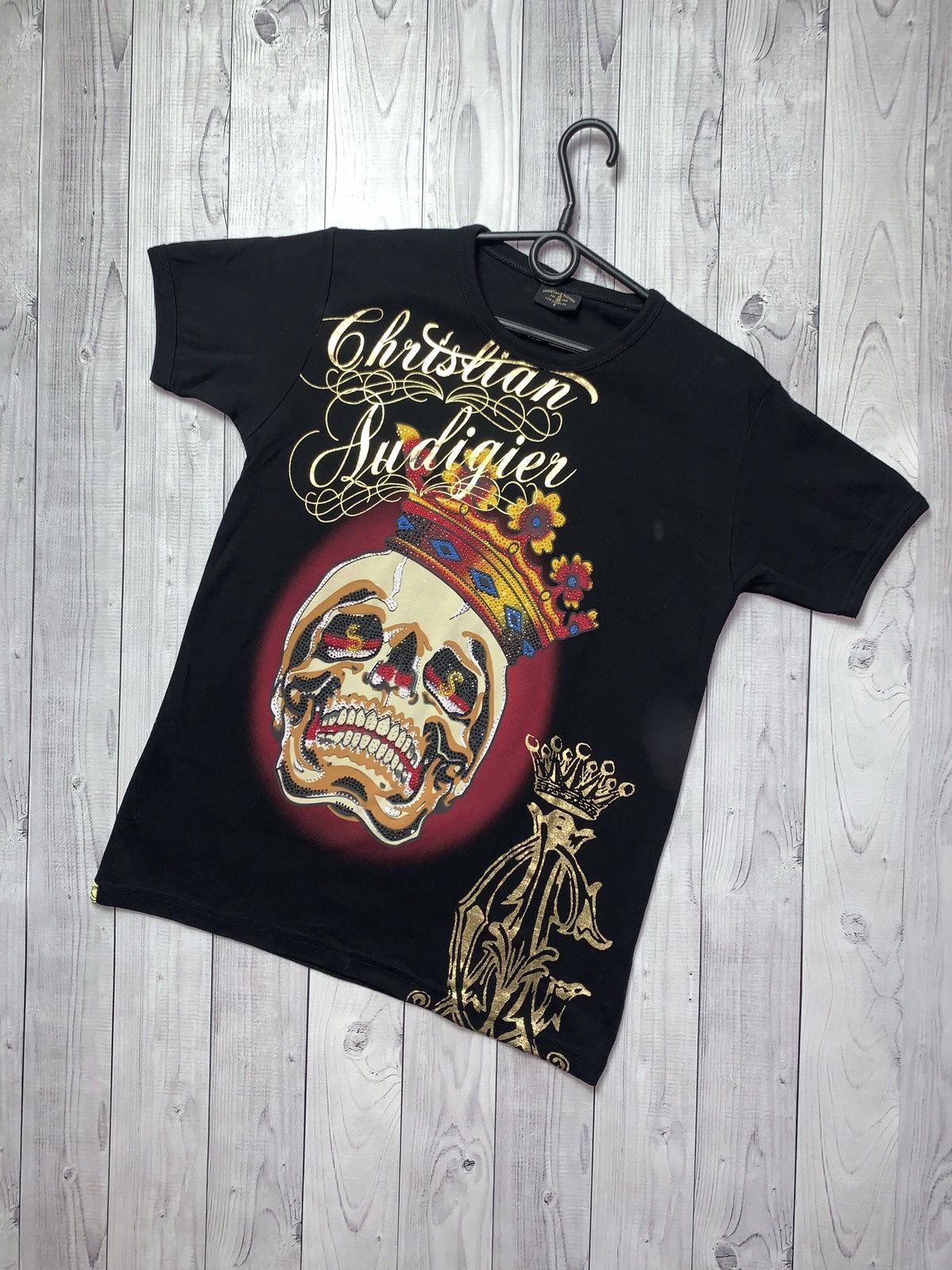 Christian Audigier × Ed Hardy × Vintage Vintage tee Ed Hardy Christian Audigier size S Size US S / EU 44-46 / 1 - 1 Thumbnail