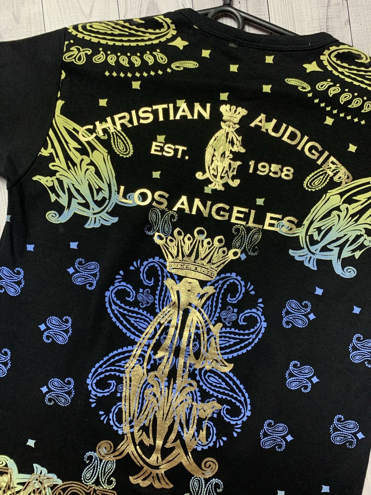 Christian Audigier × Ed Hardy × Vintage Vintage tee Ed Hardy Christian Audigier size S Size US S / EU 44-46 / 1 - 6 Thumbnail