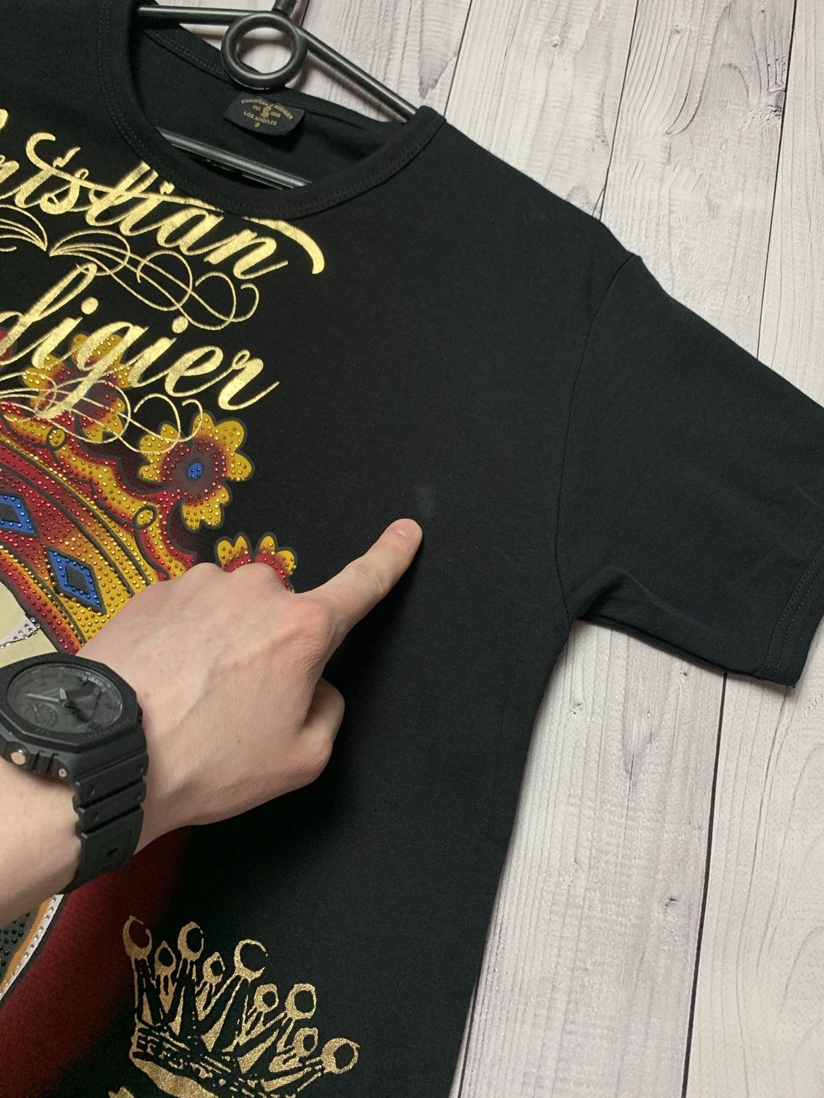 Christian Audigier × Ed Hardy × Vintage Vintage tee Ed Hardy Christian Audigier size S Size US S / EU 44-46 / 1 - 5 Thumbnail